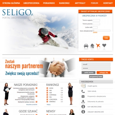 Portal internetowy SELIGO.pl