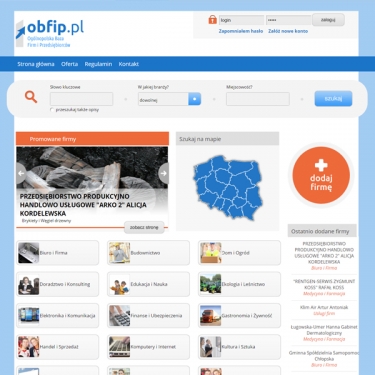 Portal internetowy OBFIP.pl