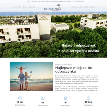 Strona internetowa Family Hotel Dominikana