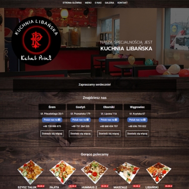 Strona internetowa Kebab Point